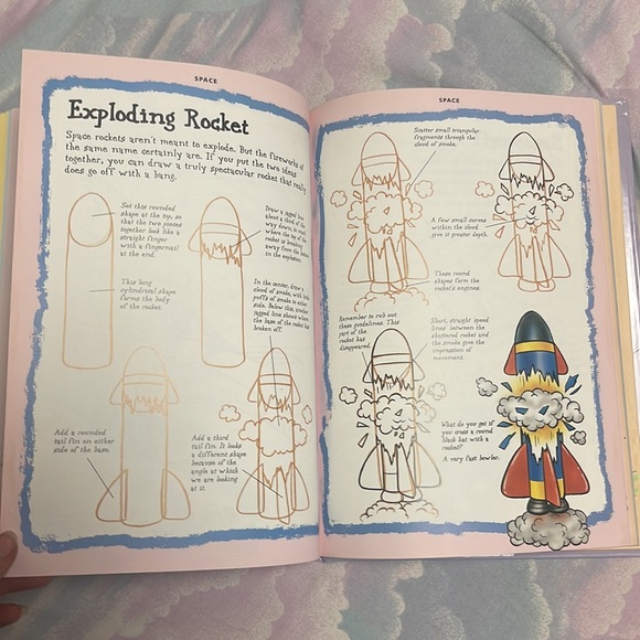 I Can Draw Cartoons hardcover book step-by-step introduction to drawing cartoons - Picture 15 of 17